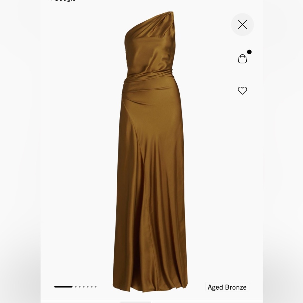 A.L.C. Aster Asymmetric Draped Gown - Picture 7 of 11